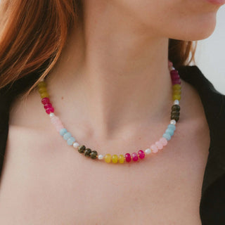 Clovelly Rondelle & Pearl Beaded Necklace | Limited Edition of 5 Pineapple Island