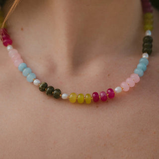 Clovelly Rondelle & Pearl Beaded Necklace | Limited Edition of 5 Pineapple Island