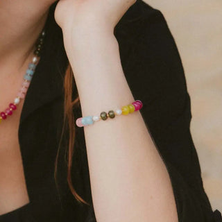 Clovelly Rondelle & Pearl Beaded Bracelet | Limited Edition of 5 Pineapple Island