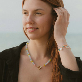 Marella Pastel Rondelle Necklace | Limited Edition of 5 Pineapple Island