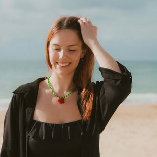 Mabon Agate Flower Charm Necklace | Limited Edition of 5 Pineapple Island