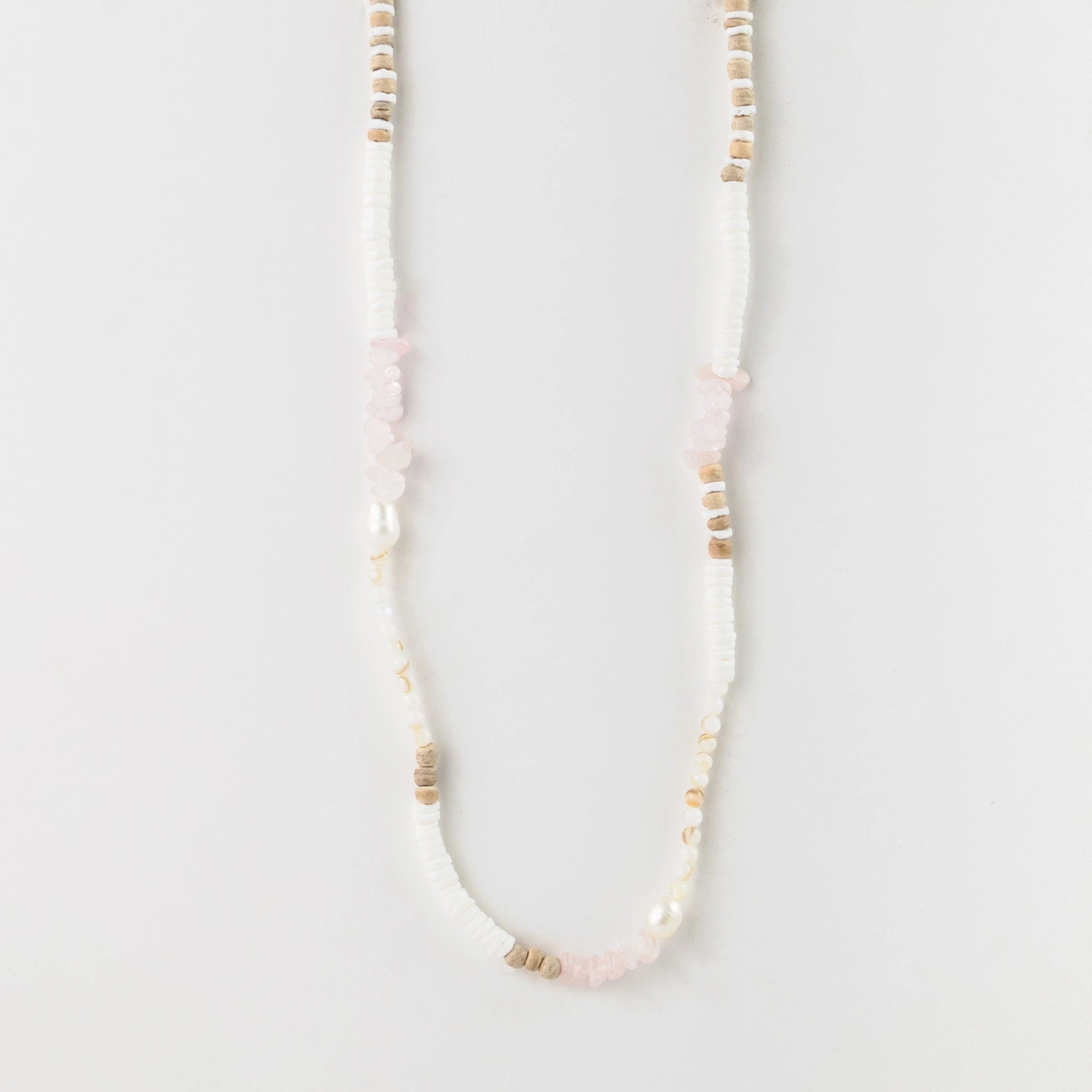 Love is Here Natural Stone, Pearl & Shell Necklace - Pineapple Island