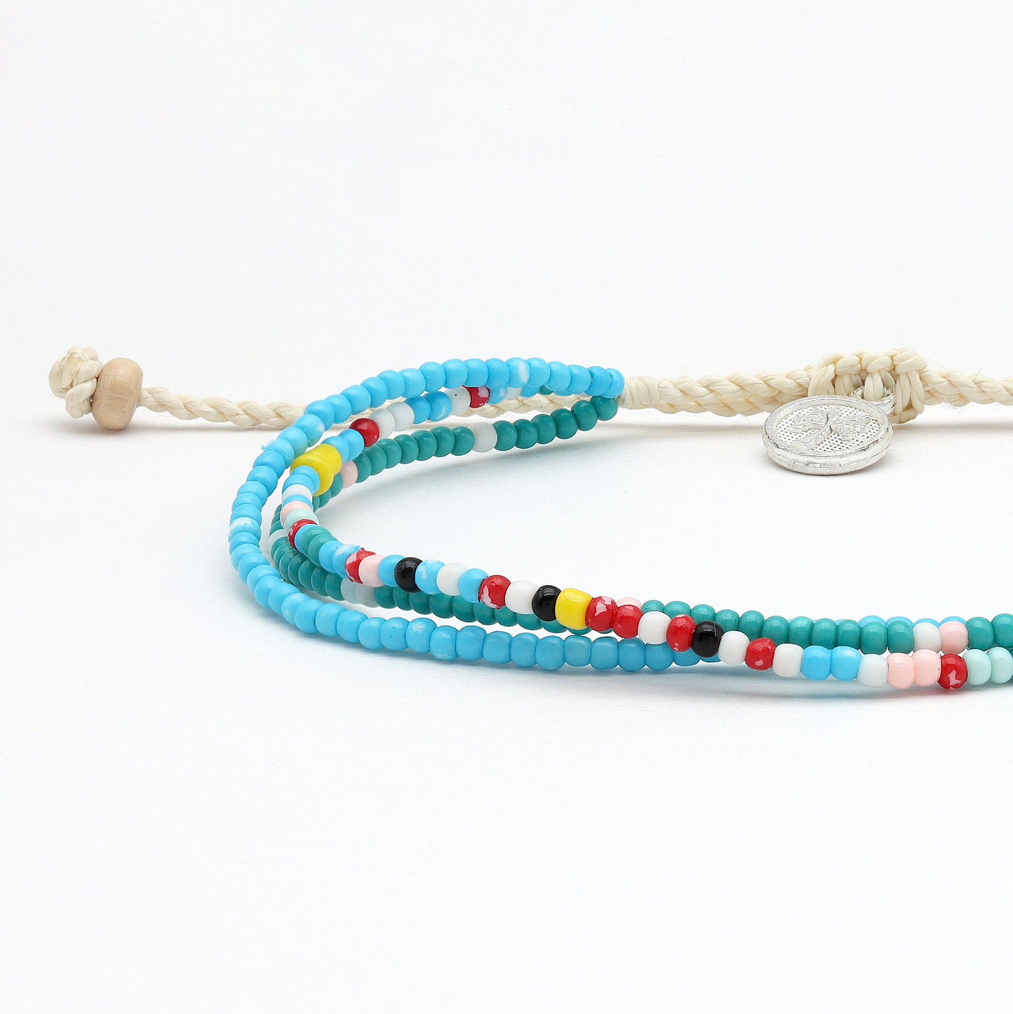 Blue Beaded Bracelet set - Pineapple Island