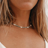 Meribella Shell Stone Choker Necklace