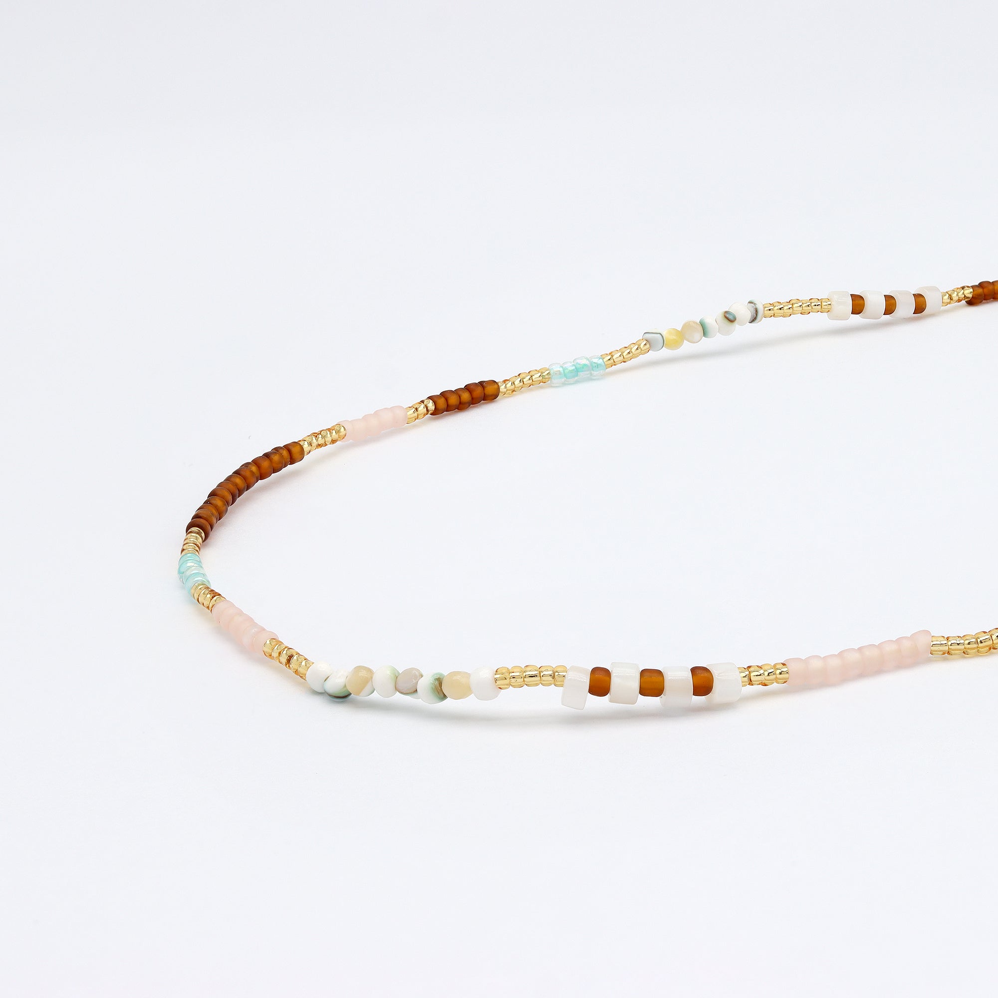 Alam Dainty Beaded Necklace - Pineapple Island