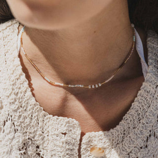 Alam Dainty Beaded Necklace - Pineapple Island