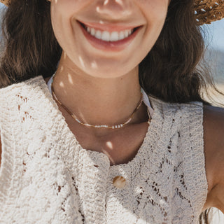 Alam Dainty Beaded Necklace - Pineapple Island