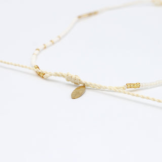 Pasir Mother of Pearl Beaded Necklace Pineapple Island
