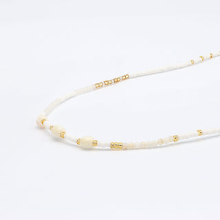 Pasir Mother of Pearl Beaded Necklace Pineapple Island