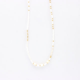 Voyage White & Gold Necklace Duo