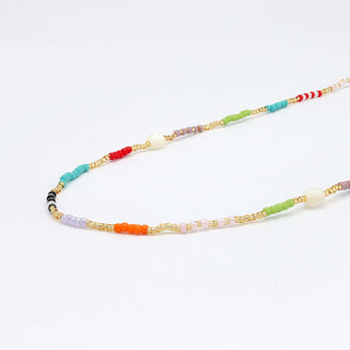 Berpesta Colourful Beaded Necklace Pineapple Island