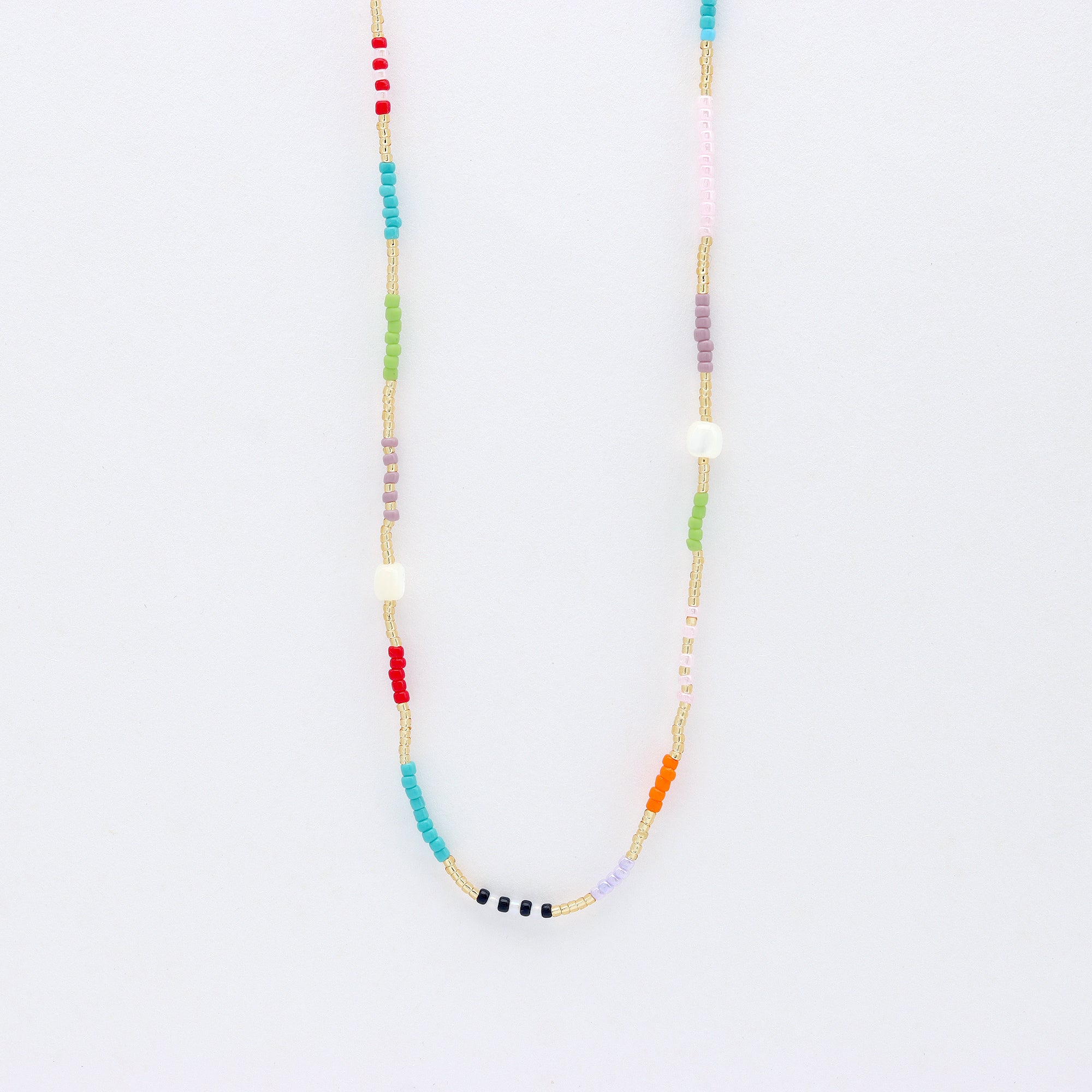 Berpesta Colourful Beaded Necklace Pineapple Island