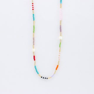Berpesta Colourful Beaded Necklace Pineapple Island