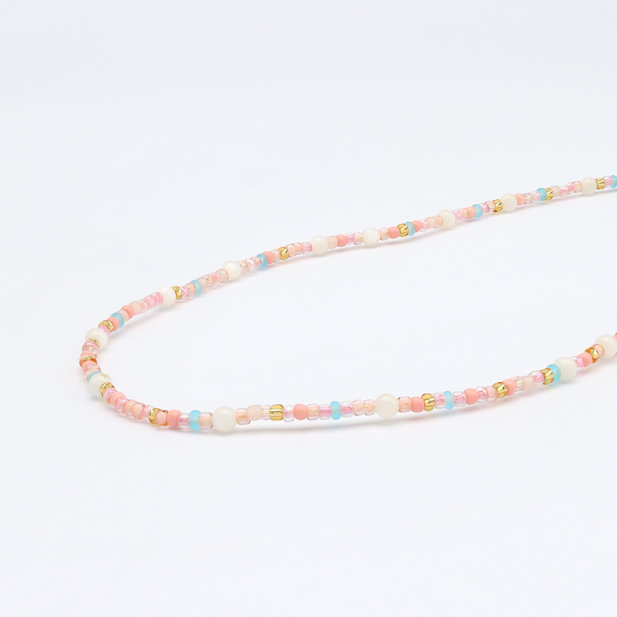 Surya Golden Beaded Necklace Pineapple Island