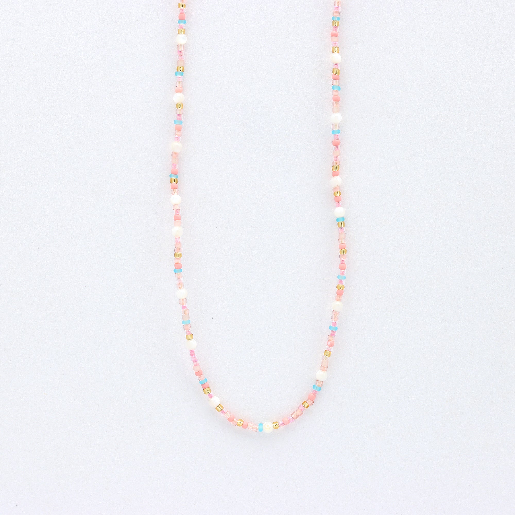 Surya Golden Beaded Necklace Pineapple Island