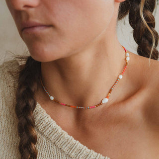 Tropis Beaded Shell Necklace