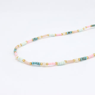 Kemboja Pastel Beaded Necklace - Pineapple Island