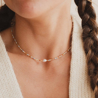 Purnama Dainty Pearl Necklace - Pineapple Island