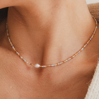 Purnama Dainty Pearl Necklace - Pineapple Island
