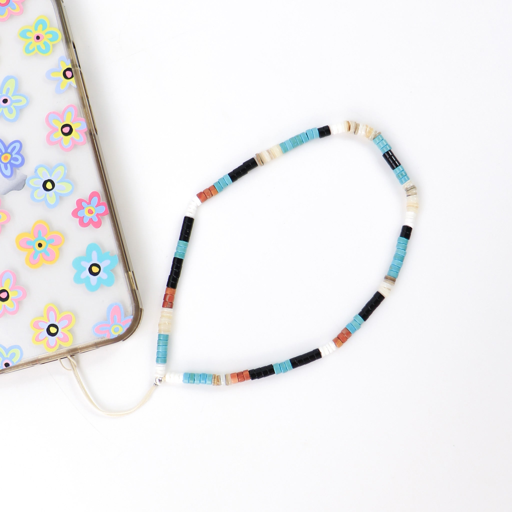 Hamoa Beaded Mobile Phone Charm