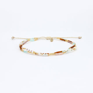 Alam Dainty Beaded Anklet Pineapple Island