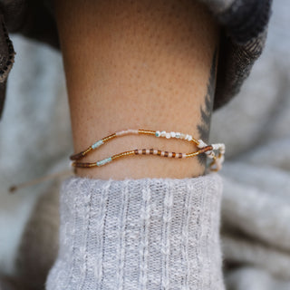Alam Dainty Beaded Anklet - Pineapple Island