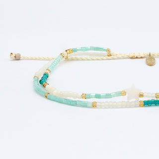 Bintang Laut Beaded Anklet Pineapple Island