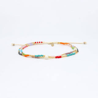 Berpesta Colourful Beaded Anklet Pineapple Island