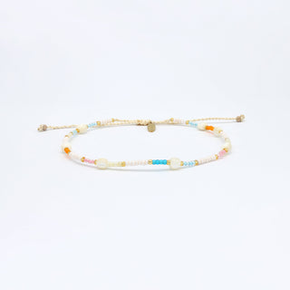 Horison Light Beaded Anklet Pineapple Island