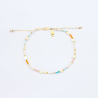 Horison Light Beaded Anklet Pineapple Island