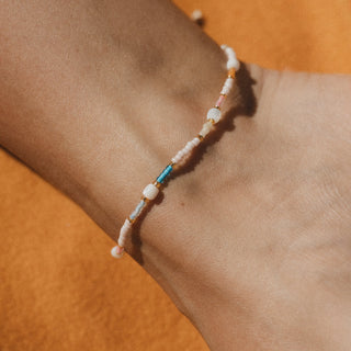 Horison Light Beaded Anklet - Pineapple Island