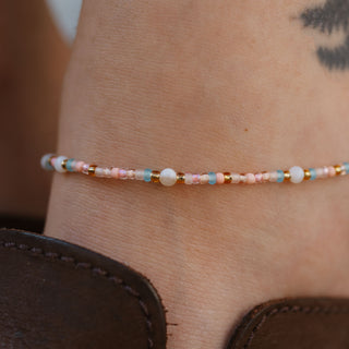 Surya Golden Beaded Anklet - Pineapple Island