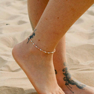 Surya Golden Beaded Anklet - Pineapple Island