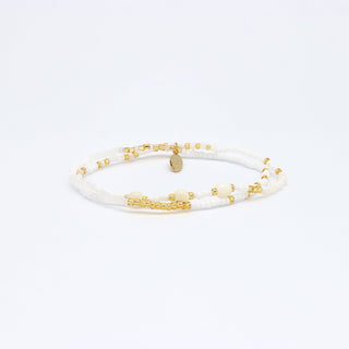 Pasir Mother of Pearl Beaded Bracelet Pineapple Island