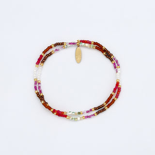 Berkilau Warm Tone Beaded Bracelet - Pineapple Island