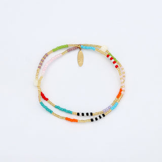 Berpesta Colourful Beaded Bracelet Pineapple Island