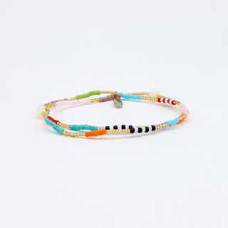 Berpesta Colourful Beaded Bracelet Pineapple Island