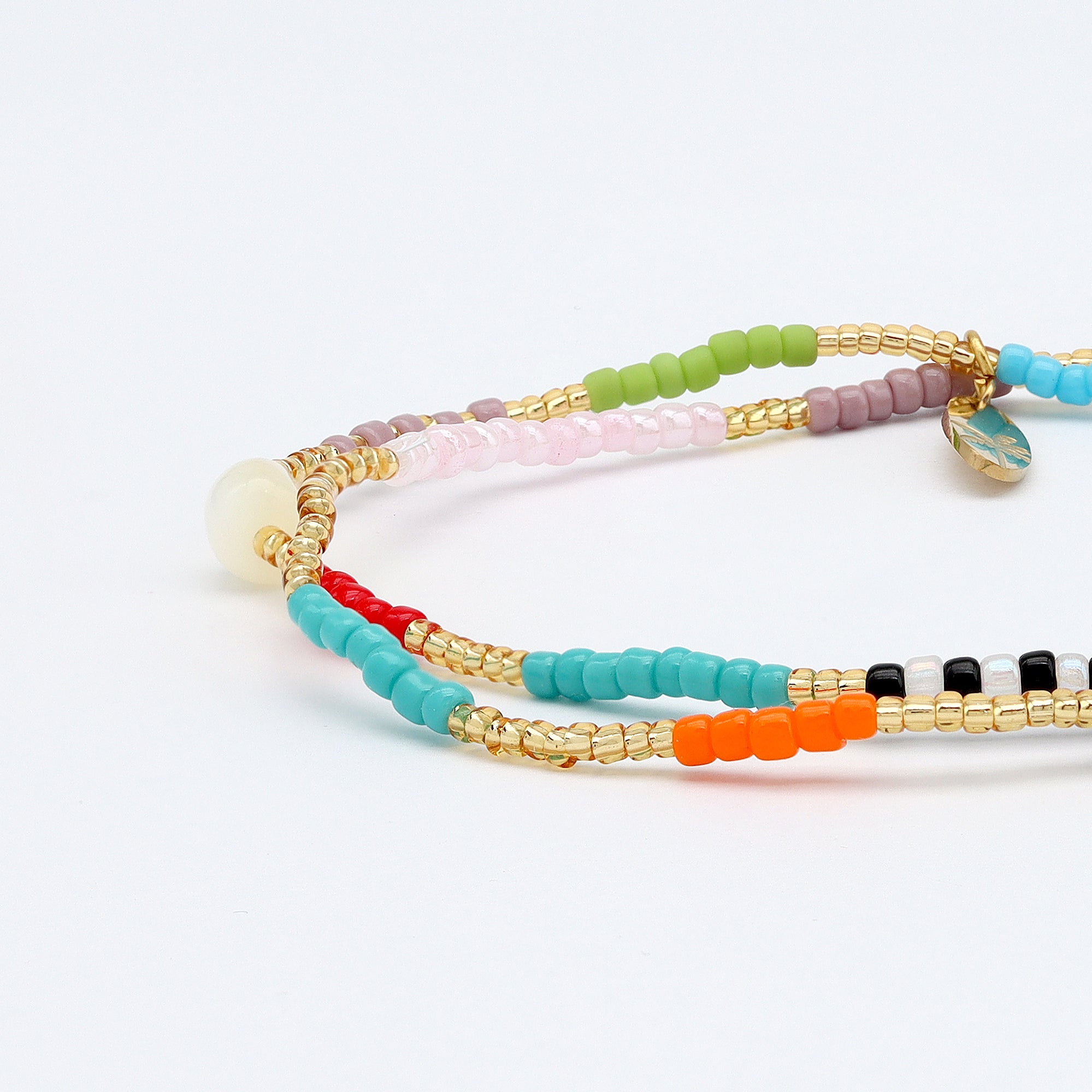 Berpesta Colourful Beaded Bracelet Pineapple Island
