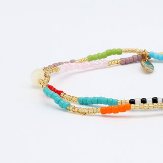 Berpesta Colourful Beaded Bracelet Pineapple Island