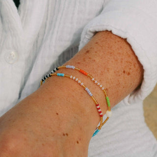 Berpesta Colourful Beaded Bracelet - Pineapple Island