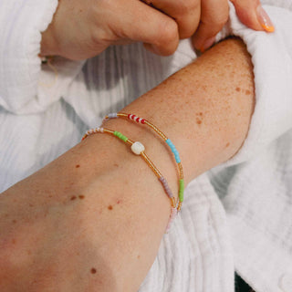 Berpesta Colourful Beaded Bracelet - Pineapple Island