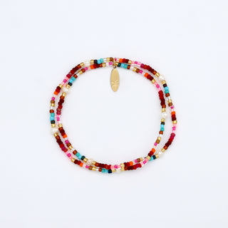 Merah Dainty Beaded Bracelet - Pineapple Island