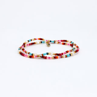 Merah Dainty Beaded Bracelet - Pineapple Island