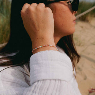 Surya Golden Beaded Bracelet - Pineapple Island