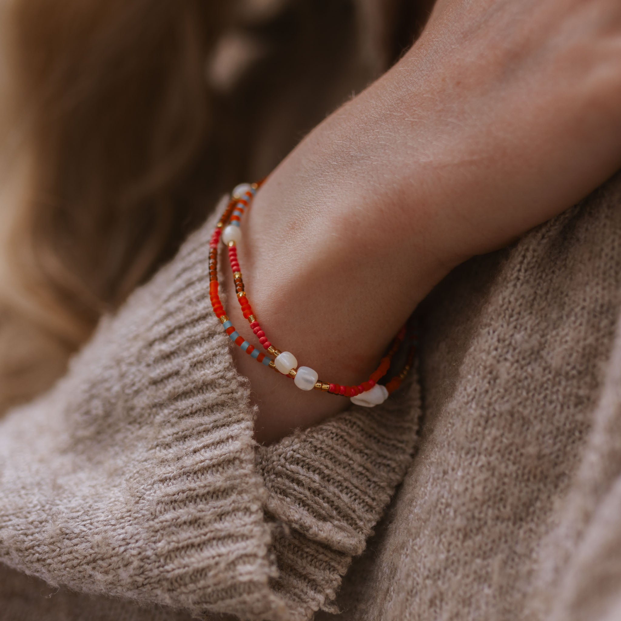 Tropis Beaded Shell Bracelet