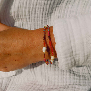 Tropis Beaded Shell Bracelet - Pineapple Island
