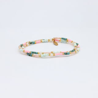 Kemboja Pastel Beaded Bracelet - Pineapple Island