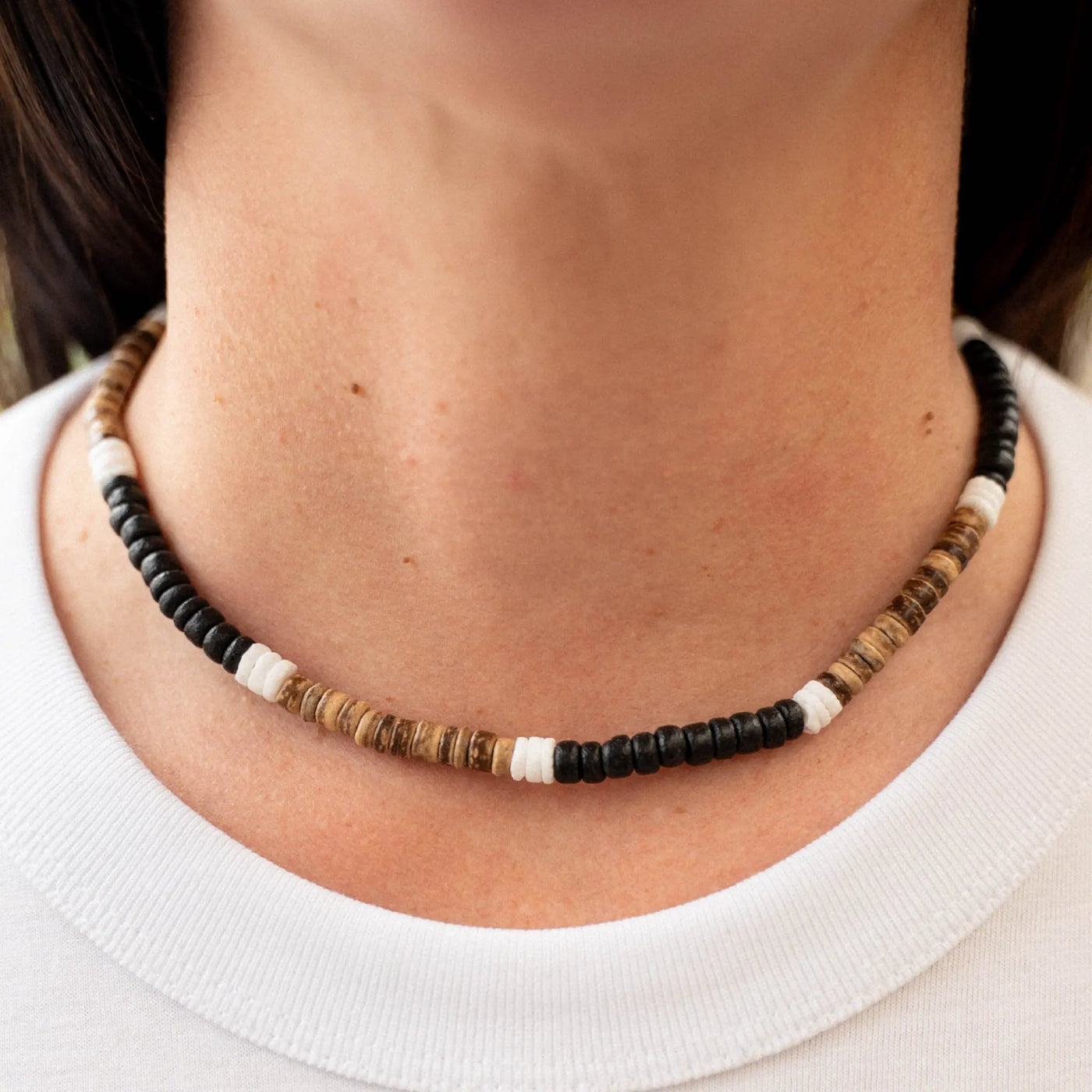 Pineapple island Brown Stone - Necklace