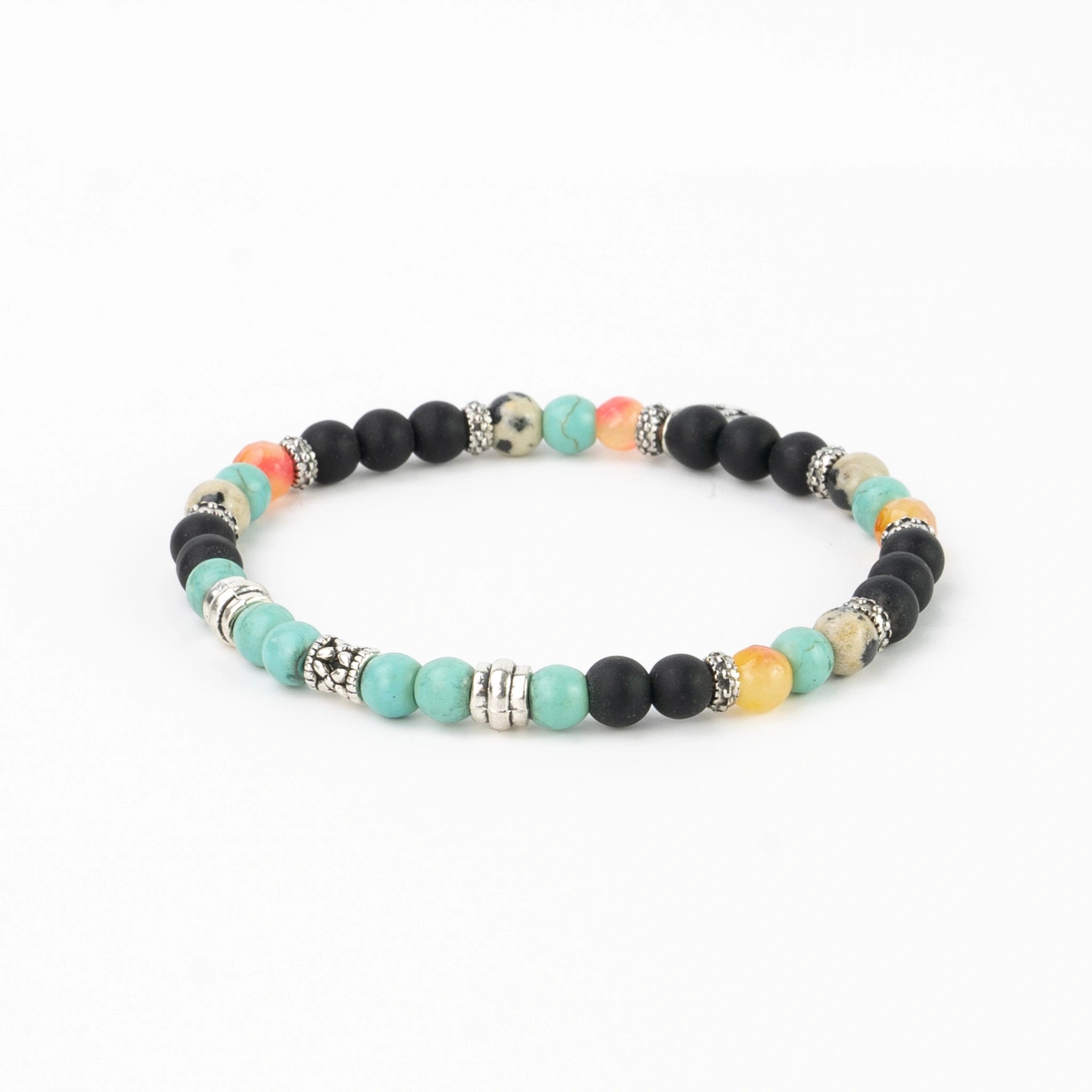 Pokhara Lava Stone Bracelet Set - Pineapple Island