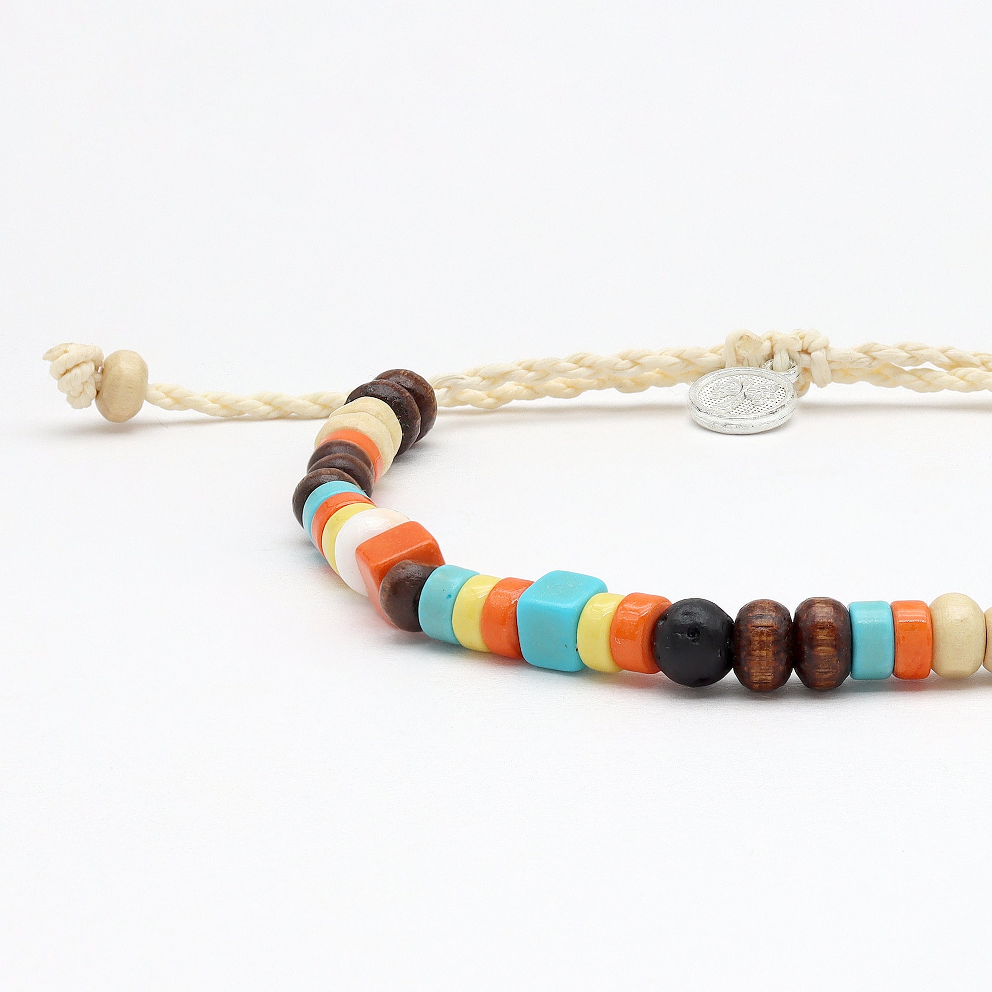 Kampung Pelangi Wood Bead Anklet - Pineapple Island